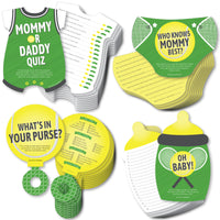 You Got Served - Tennis - 4 Tennis Ball Baby Shower Games - 10 Cards Each - Gamerific Bundle
