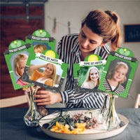 You Got Served - Tennis - Baby Shower or Tennis Ball Birthday Party Picture Centerpiece Sticks - Photo Table Toppers - 15 Pieces