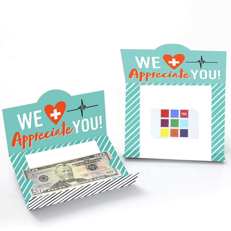 Thank You Doctors - Doctor Appreciation Week Money And Gift Card Holders - Set of 8