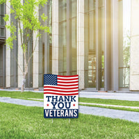 Thank You Veterans - Outdoor Lawn Sign - Support Our Troops Yard Sign - 1 Piece