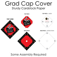 That’s a Wrap - Movie Graduation Cap Decorations Kit - Grad Cap Cover