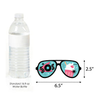 Through the Decades Glasses - Paper Card Stock 50s, 60s, 70s, 80s, and 90s Party Photo Booth Props Kit - 10 Count