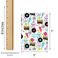 Through the Decades - Bingo Cards and Markers - 50s, 60s, 70s, 80s, and 90s Party Bingo Game - Set of 18