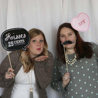 Be My Galentine - Galentine's & Valentine's Day Party Photo Booth Props Kit - 20 Count