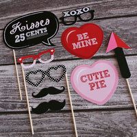 Be My Galentine - Galentine's & Valentine's Day Party Photo Booth Props Kit - 20 Count