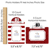 We Still Do - 40th Wedding Anniversary - Anniversary Party Picture Centerpiece Sticks - Photo Table Toppers - 15 Pieces