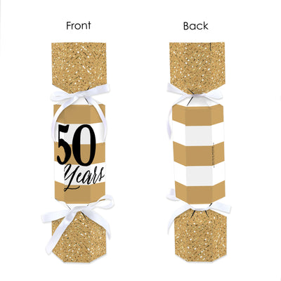 We Still Do - 50th Wedding Anniversary - No Snap Anniversary Party Table Favors - DIY Cracker Boxes - Set of 12