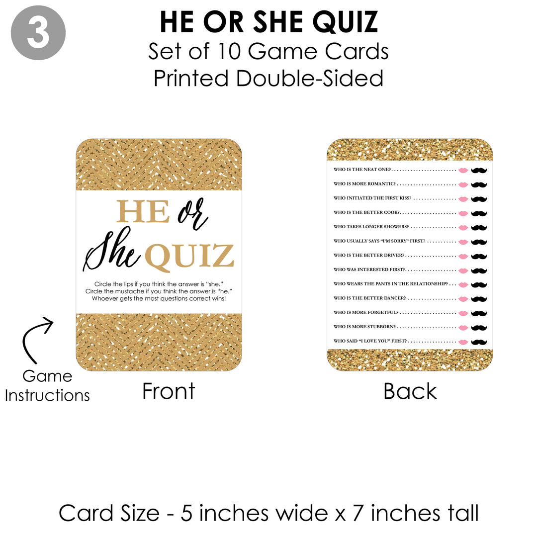 We Still Do - 50th Wedding Anniversary - 4 Anniversary Party Games - 10 Cards Each - Gamerific Bundle