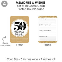 We Still Do - 50th Wedding Anniversary - 4 Anniversary Party Games - 10 Cards Each - Gamerific Bundle