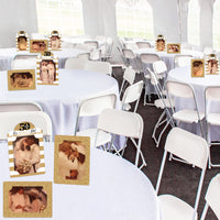 We Still Do - 50th Wedding Anniversary - Anniversary Party 4x6 Picture Display - Paper Photo Frames - Set of 12