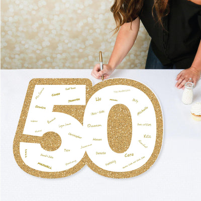 We Still Do - 50th Wedding Anniversary - Unique Alternative Guest Book - 50th Wedding Anniversary Signature Mat