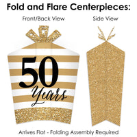 We Still Do - 50th Wedding Anniversary - Anniversary Party Decor and Confetti - Terrific Table Centerpiece Kit - Set of 30