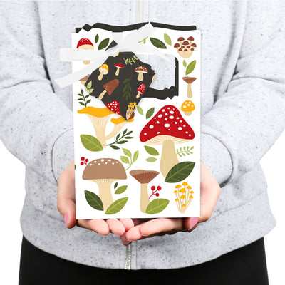 Wild Mushrooms - Red Toadstool Party Favor Boxes - Set of 12