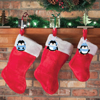 Winter Penguins - Holiday and Christmas Decorations - Christmas Tree Ornaments - Set of 12
