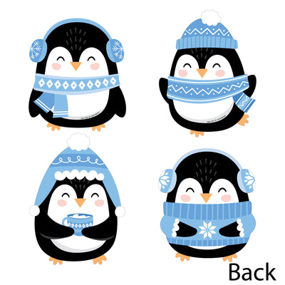 Winter Penguins - Decorations DIY Holiday and Christmas Party Essentials - Set of 20