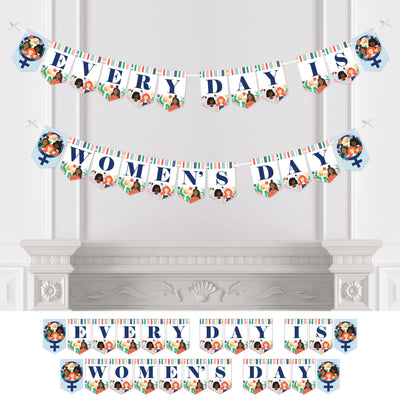 Women's Day - Feminist Party Bunting Banner - Party Decorations - Every Day is Women's Day