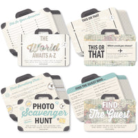 World Awaits - 4 Travel Themed Party Games - 10 Cards Each - Gamerific Bundle