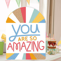 You Are So Amazing - Miss You Encouragement Giant Greeting Card - Big Shaped Jumborific Card - 16.5 x 22 inches