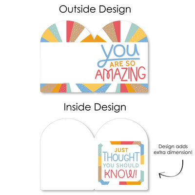 You Are So Amazing - Miss You Encouragement Giant Greeting Card - Big Shaped Jumborific Card - 16.5 x 22 inches
