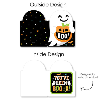 You've Been Booed - Ghost Halloween Giant Greeting Card - Big Shaped Jumborific Card - 16.5 x 22 inches