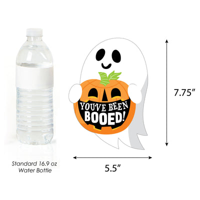 You've Been Booed - Decorations DIY Ghost Halloween Party Essentials - Set of 20
