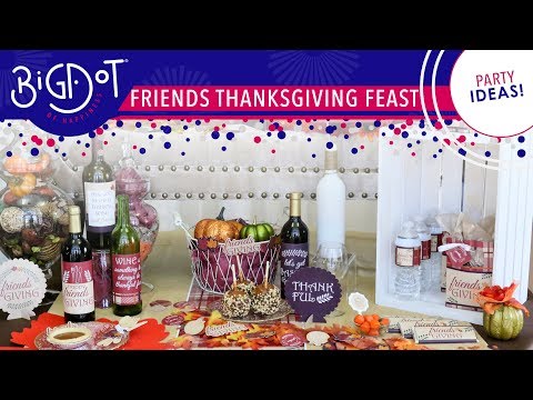 Friends Thanksgiving Feast - Friendsgiving Decorations & DIY Party Ideas