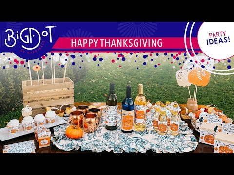 Happy Thanksgiving Decorations & DIY Party Ideas
