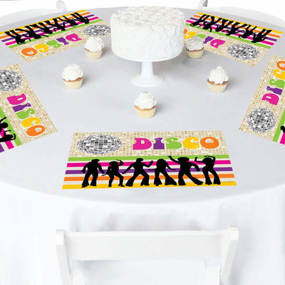 70's Disco - Party Table Decorations - 1970s Disco Fever Party Placemats - Set of 16
