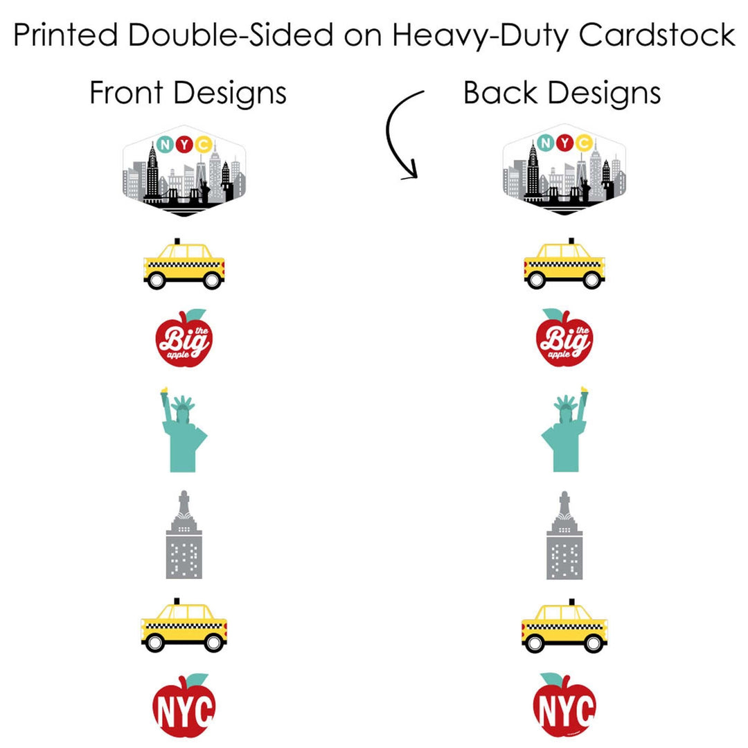 NYC Cityscape Showstopper Table Toppers - 35 Pc