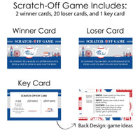 Cheerio, London - British UK Party Scratch Off Cards - 22 Cards
