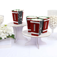 End Zone - Football - Baby Shower or Birthday Party Favor Popcorn Treat Boxes - Set of 12