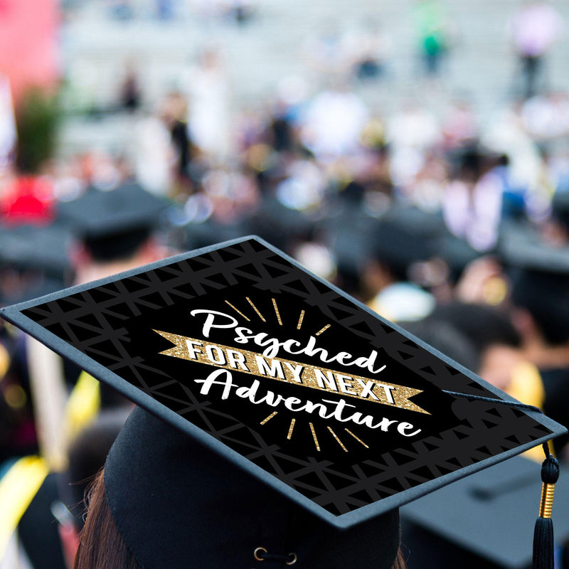 Psychology Grad - Psychologist Graduation Cap Decorations Kit - Grad Cap Cover