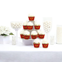 Chinese New Year - Lunar New Year Party Decorations - Party Cupcake Wrappers - Set of 12