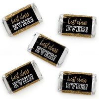 Reunited - Mini Candy Bar Wrapper Stickers - School Class Reunion Party Small Favors - 40 Count