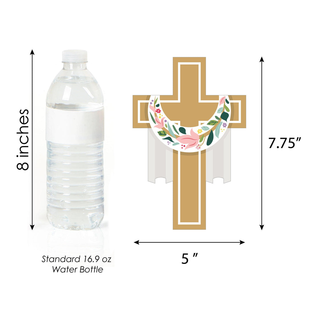 Religious Easter - Cross Decorations DIY Christian Holiday Party Essentials - Set of 20