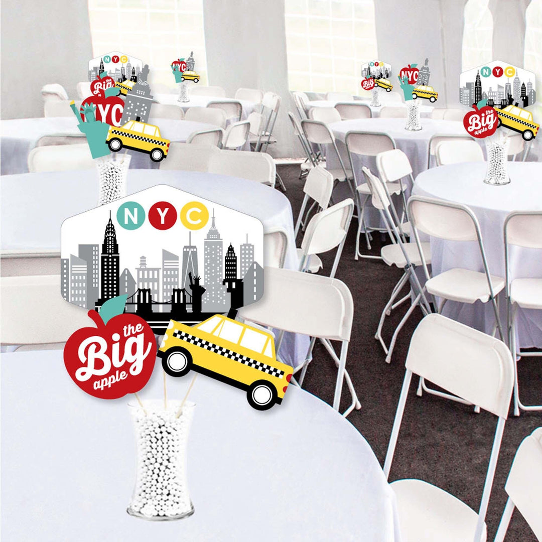 NYC Cityscape Showstopper Table Toppers - 35 Pc