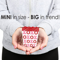 Conversation Hearts - Party Mini Favor Boxes - Valentine's Day Treat Candy Boxes - Set of 12