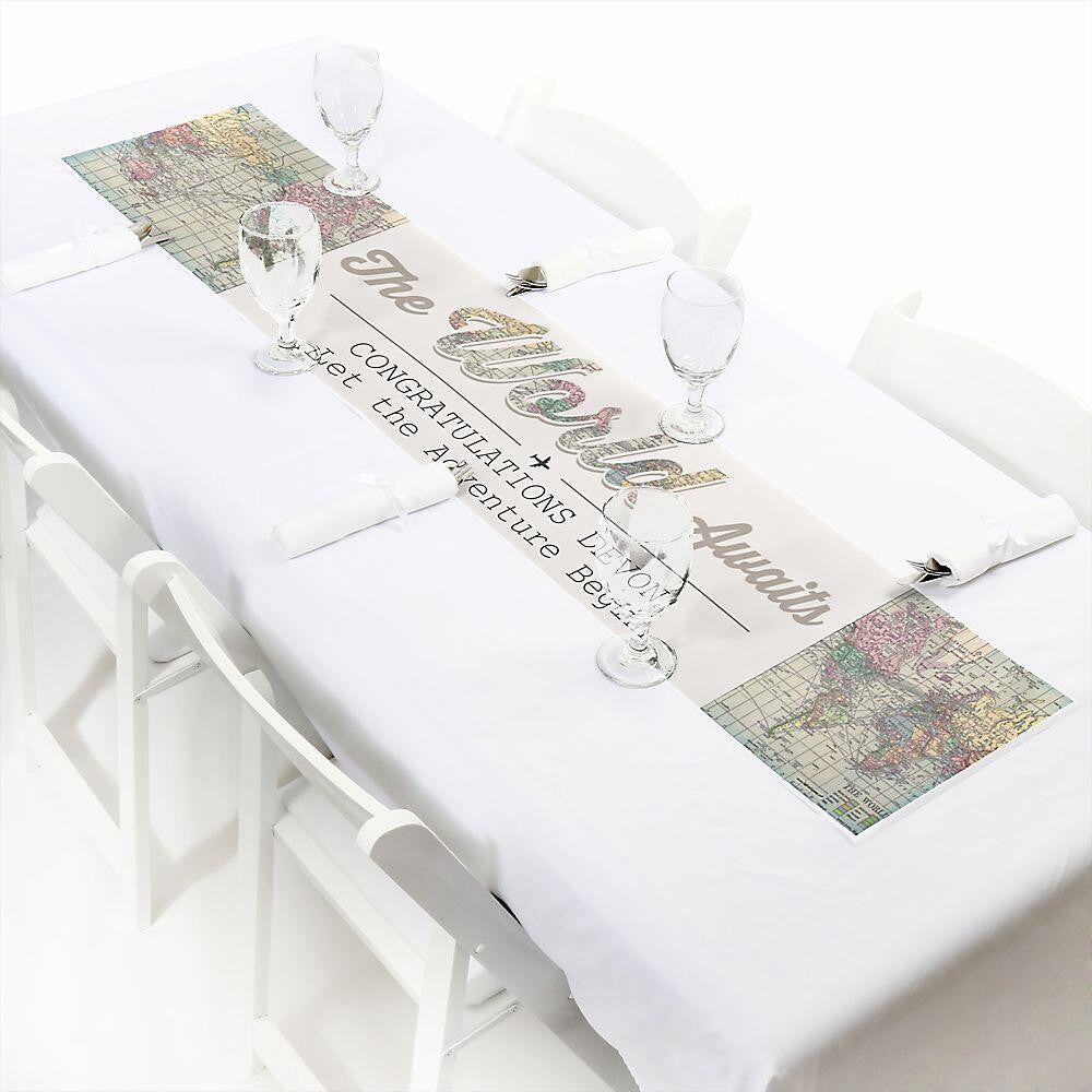 World Awaits - Personalized Graduation Banner