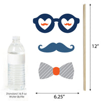 Happy Father's Day - We Love Dad Party Photo Booth Props Kit - 20 Count