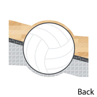 Bump, Set, Spike - Volleyball - Shaped Thank You Cards - Baby Shower or Birthday Party Thank You Note Cards with Envelopes - Set of 12
