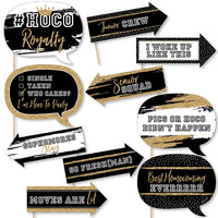 Funny HOCO Dance - Homecoming 10 Piece Photo Booth Props Kit
