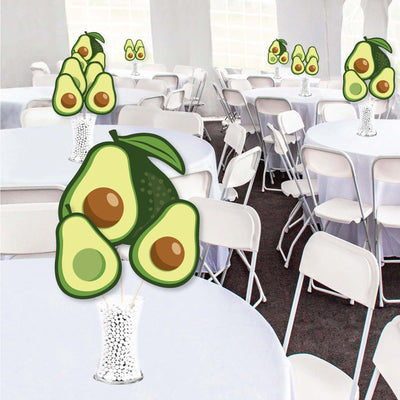 Hello Avocado - Fiesta Party Centerpiece Sticks - Showstopper Table Toppers - 35 Pieces