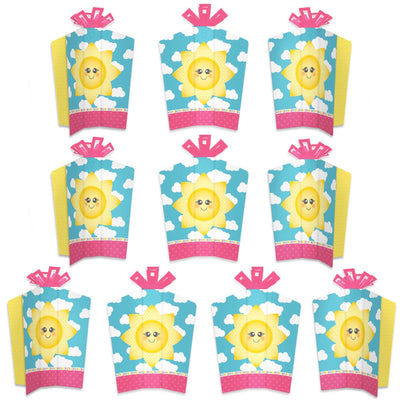 You Are My Sunshine - Table Decorations - Baby Shower or Birthday Party Fold and Flare Centerpieces - 10 Count