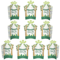 Family Tree Reunion - Table Decorations - Family Gathering Party Fold and Flare Centerpieces - 10 Count