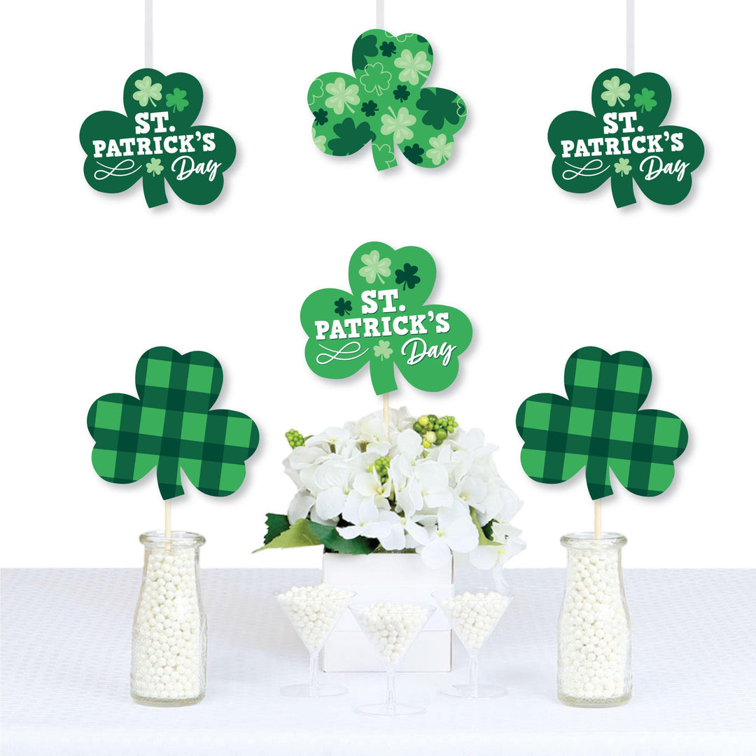 Shamrock St. Patrick's Day - Decorations DIY Saint Paddy's Day Party Essentials - Set of 20