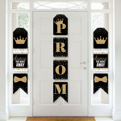 Prom - Hanging Vertical Paper Door Banners - Prom Night Party Wall Decoration Kit - Indoor Door Decor