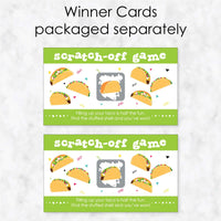 Taco 'Bout Fun - Mexican Fiesta Game Scratch Off Cards - 22 ct