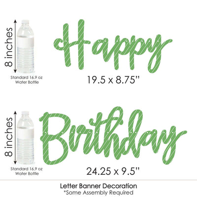Kentucky Horse Derby - Horse Race Birthday Party Letter Banner Decoration - 36 Banner Cutouts and Happy Birthday Banner Letters
