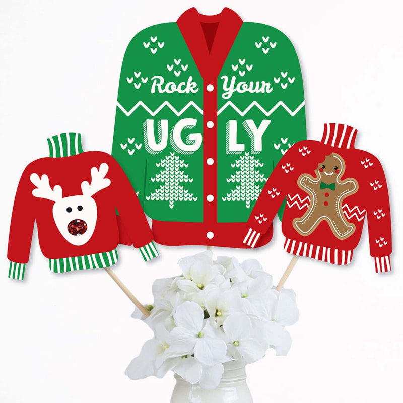 Ugly Sweater - Table Toppers - 15 Ct