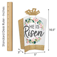 Religious Easter - Table Decorations - Christian Holiday Party Fold and Flare Centerpieces - 10 Count